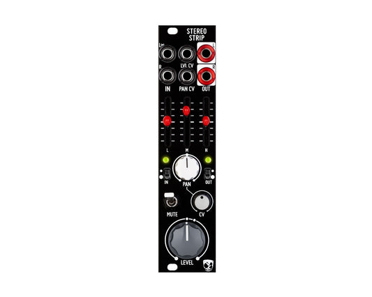 DivKid/Befaco Stereo Strip Eurorack Dynamics Module