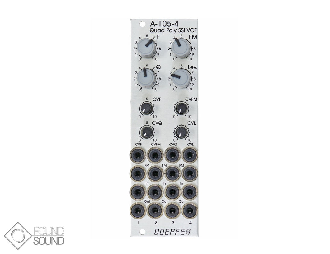 Doepfer A-105-4 Quad Poly 24dB SSM Low Pass Filter