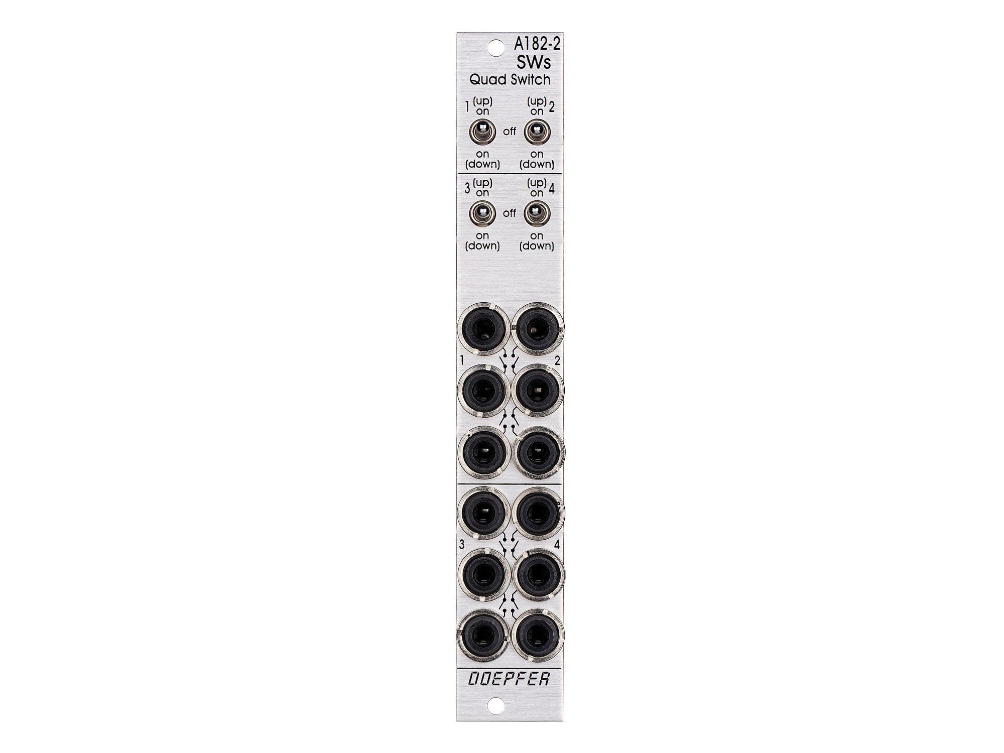 Doepfer A-182-2 Quad Switch Slim Line – Found Sound