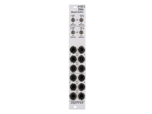 Doepfer A-182-2 Quad Switch Slim Line