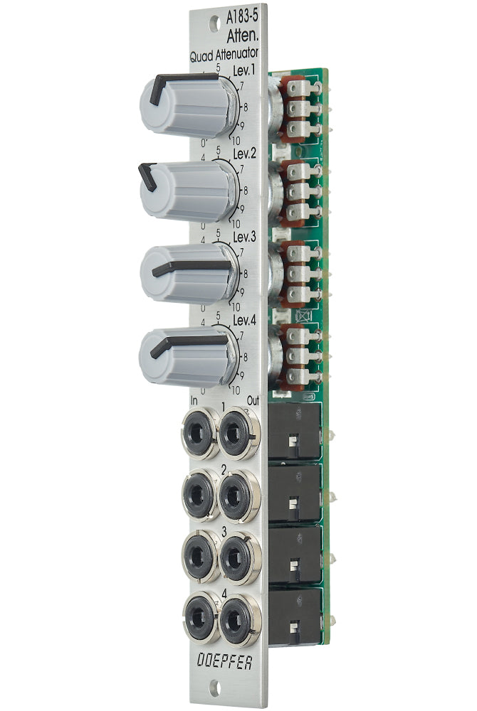 Doepfer A-183-5 Quad Attenuator (Slim Line Series)