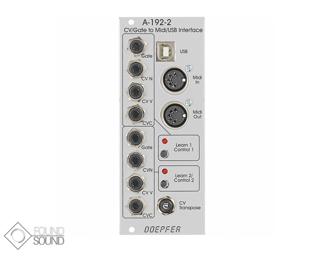 Doepfer A-192-2 Dual CV/Gate to Midi/USB Interface