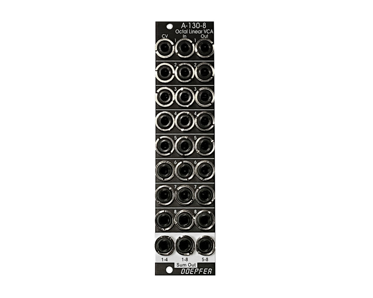 Doepfer A-130-8v Octal Linear VCA vintage edition