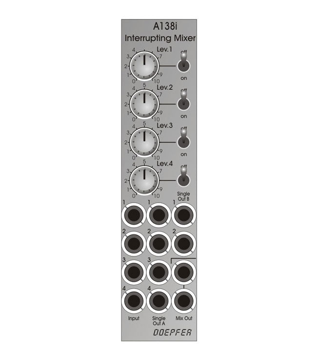 Doepfer A-138i Interrupting Mixer Slim Line