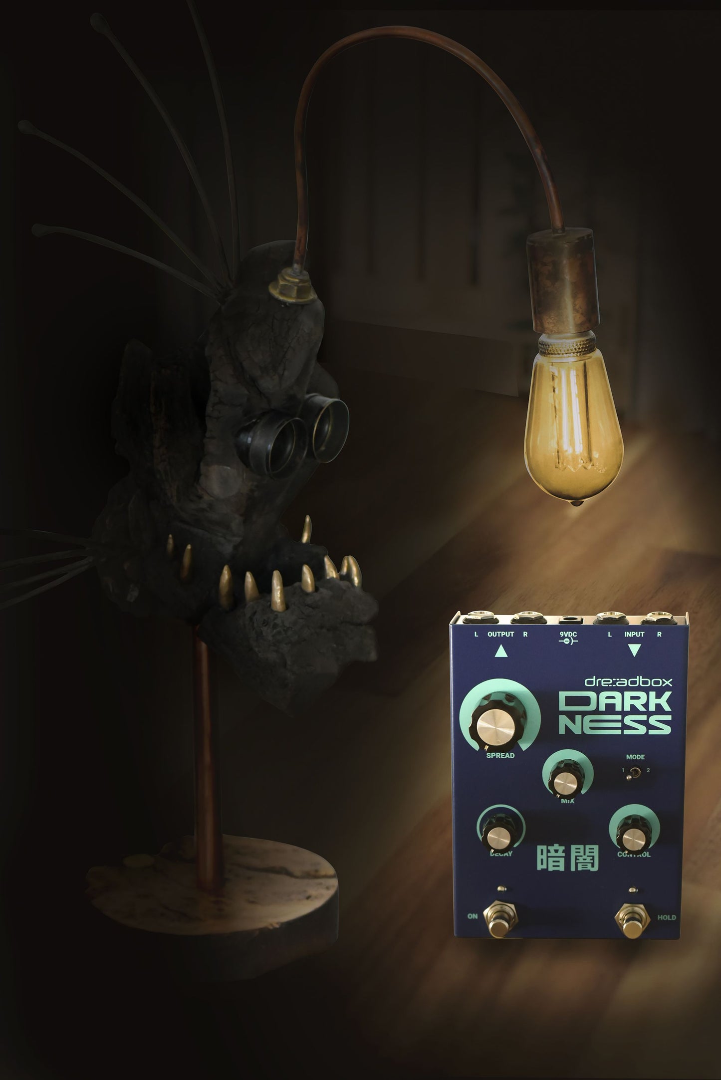 Dreadbox Darkness Digital Stereo Reverb Pedal