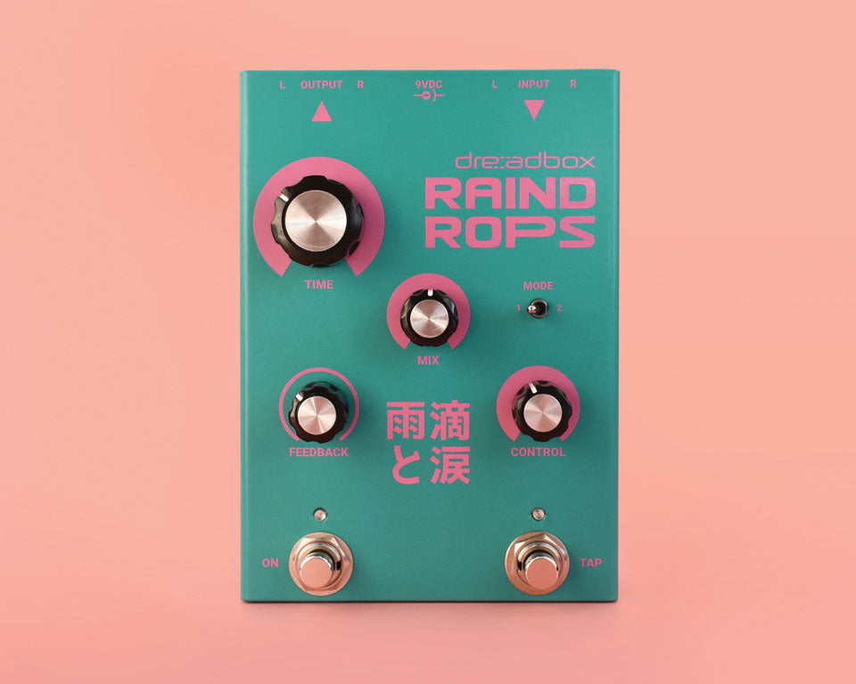 Dreadbox Raindrops Hybrid Delay/Pitch Shifter/Reverb Pedal