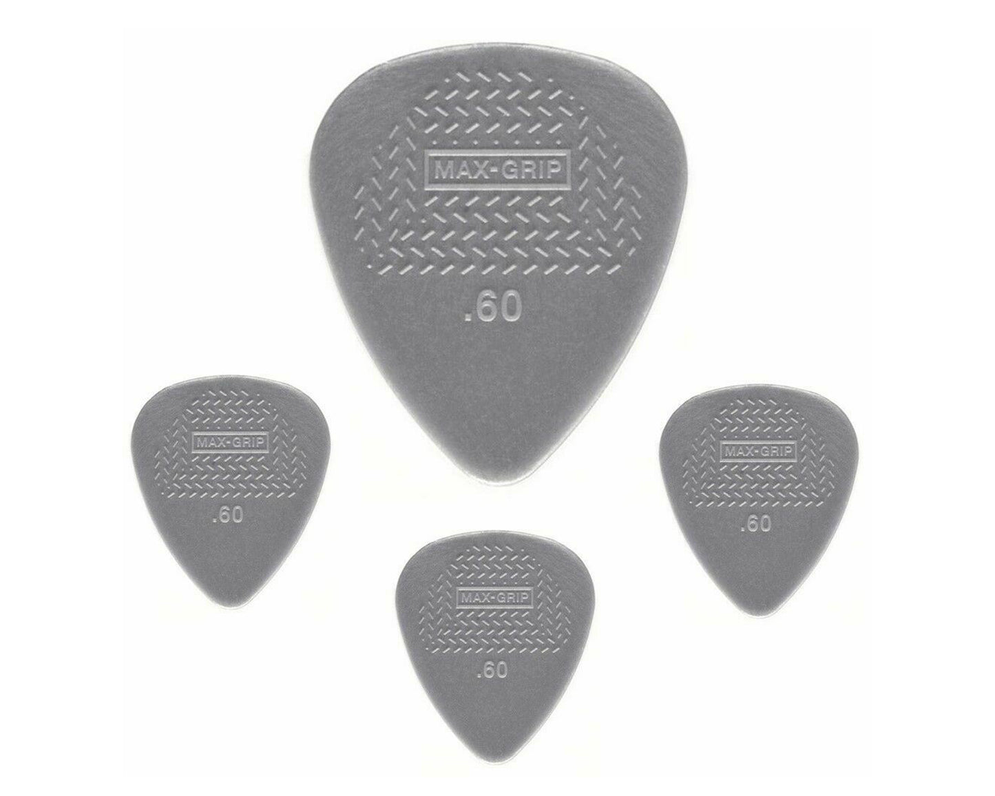 Jim Dunlop Max Grip Nylon Standard Pick .60 (Pack of 12)