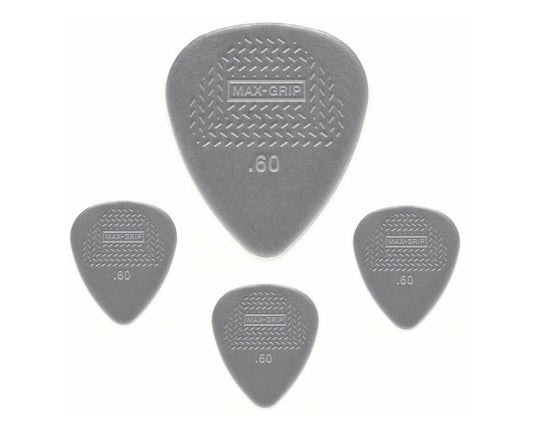 Jim Dunlop Max Grip Nylon Standard Pick .60 (Pack of 12)