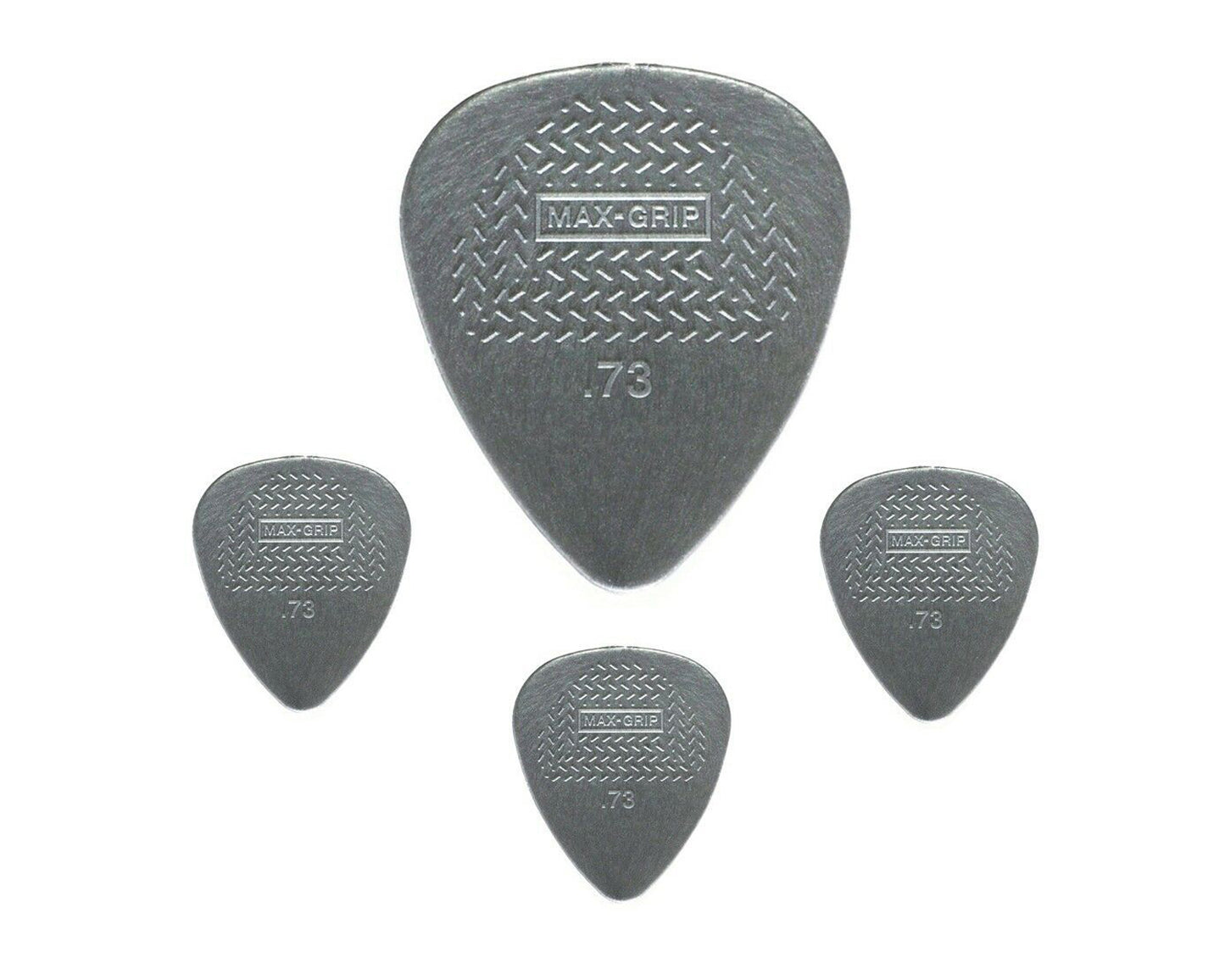 Jim Dunlop Max Grip Nylon Standard Pick .73 (Pack of 12)