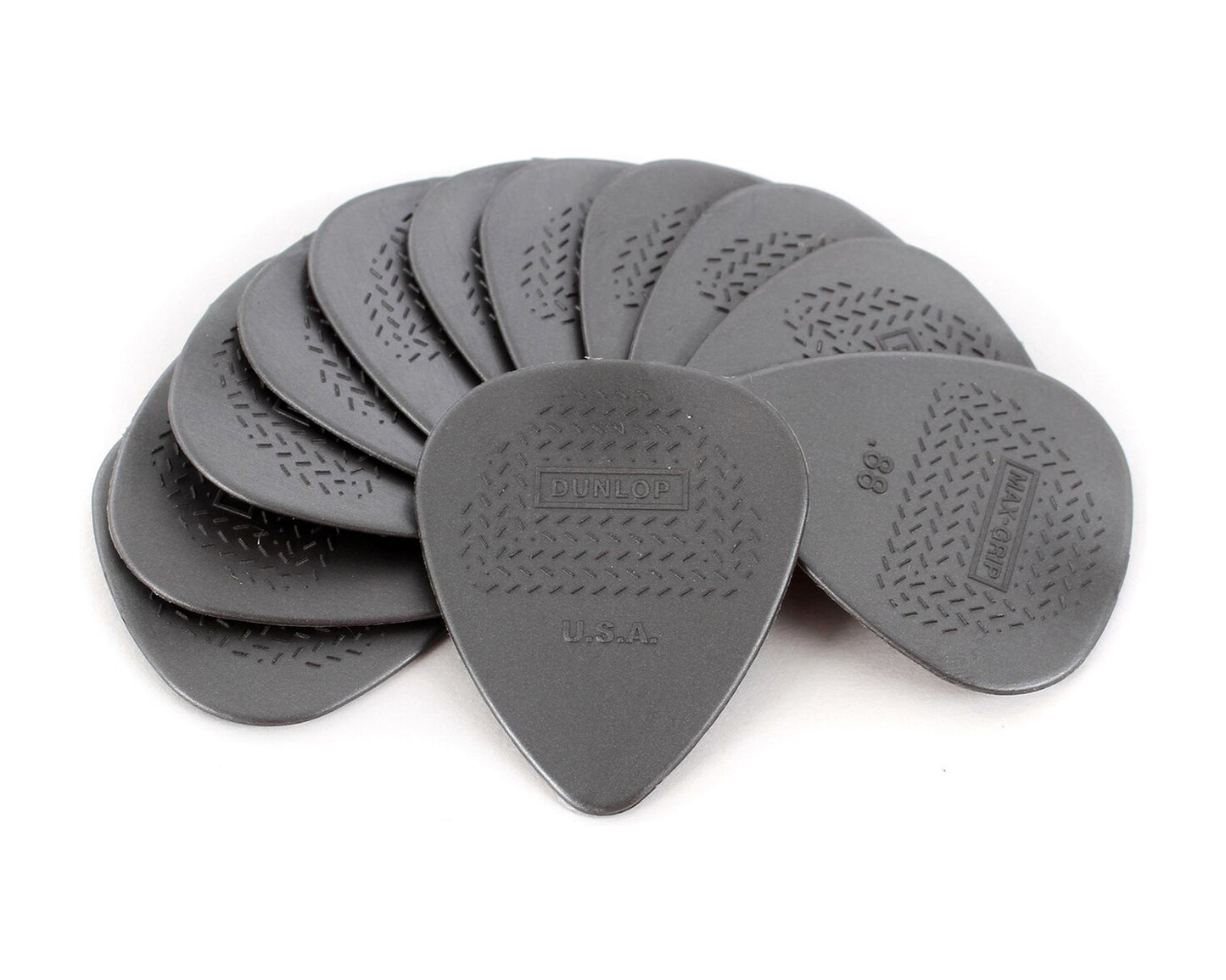 Jim Dunlop Max Grip Nylon Standard Pick .88 (Pack of 12)