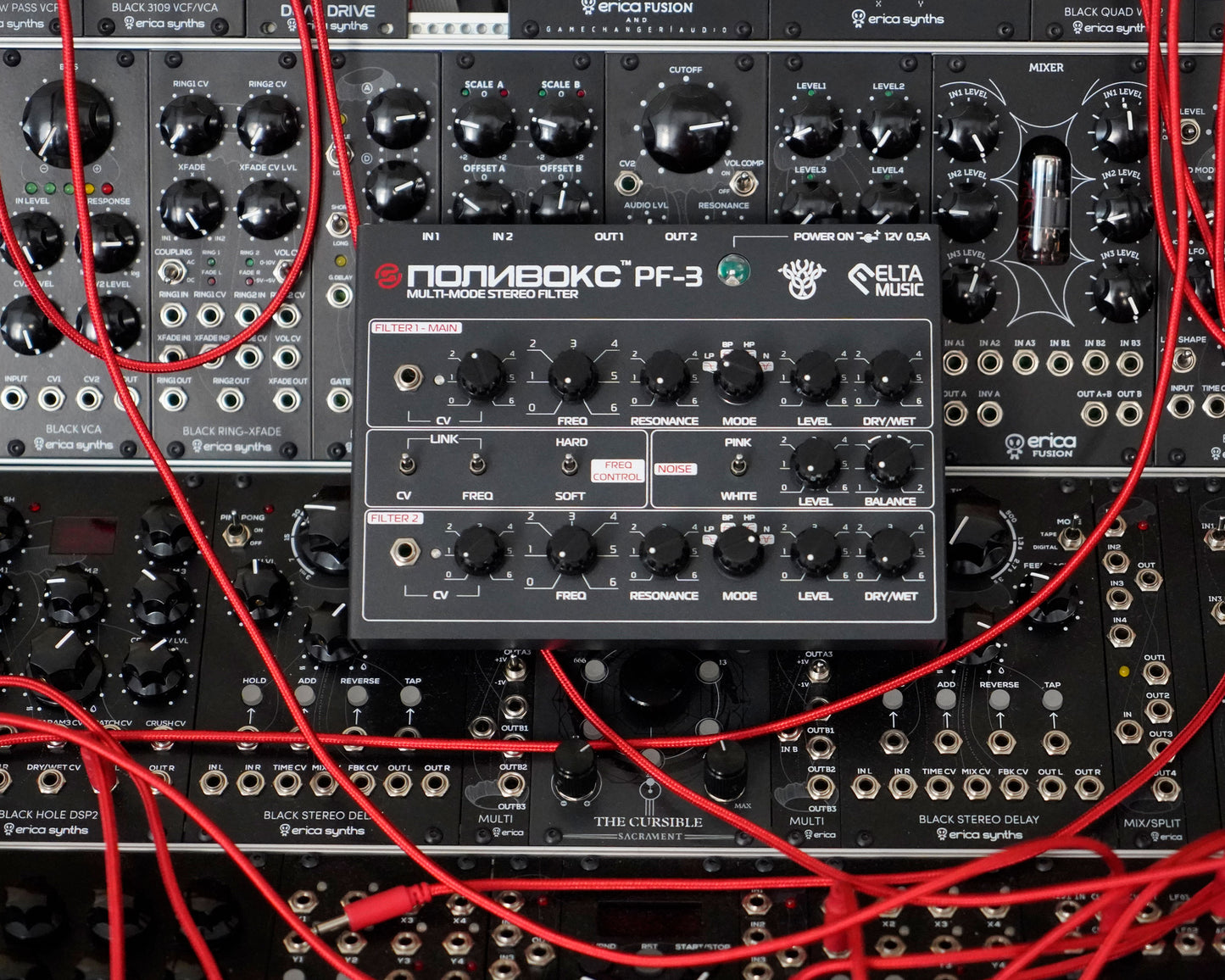 ELTA Music PF-3 MkII POLIVOKS Stereo Filter - Black