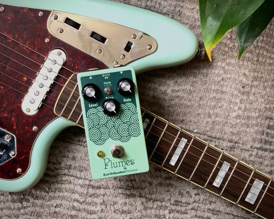 EarthQuaker Devices Plumes Small Signal Shredder - Found Sound Exclusive - 'Green on Green'
