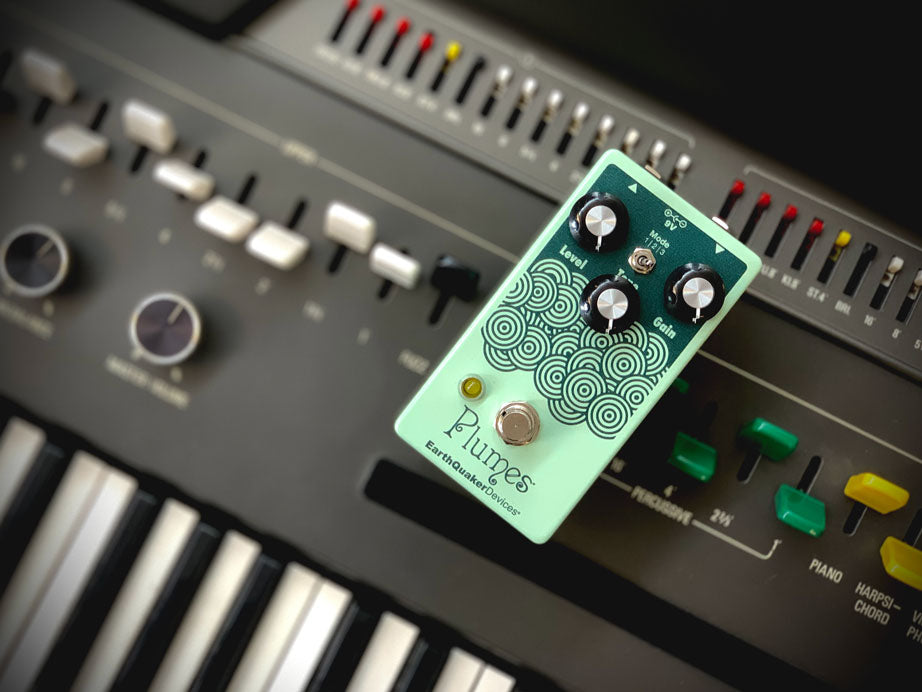EarthQuaker Devices Plumes Small Signal Shredder - Found Sound Exclusive - 'Green on Green'