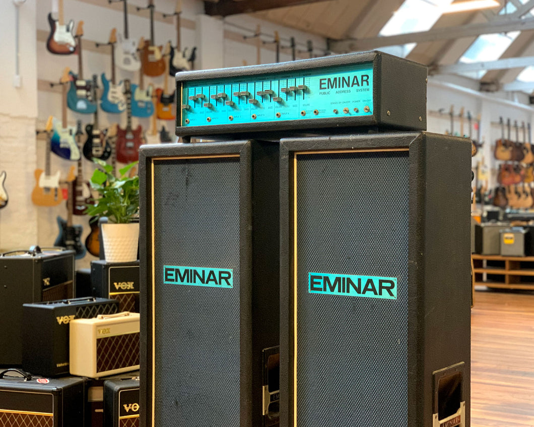 '70s Eminar Public Address System w/ Columns
