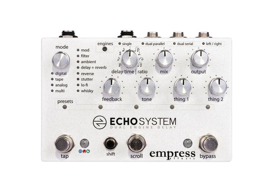 Empress Echo System Dual Engine Delay Pedal