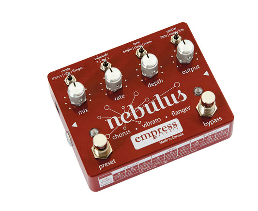 Empress Nebulus Chorus Flanger Vibrato Pedal