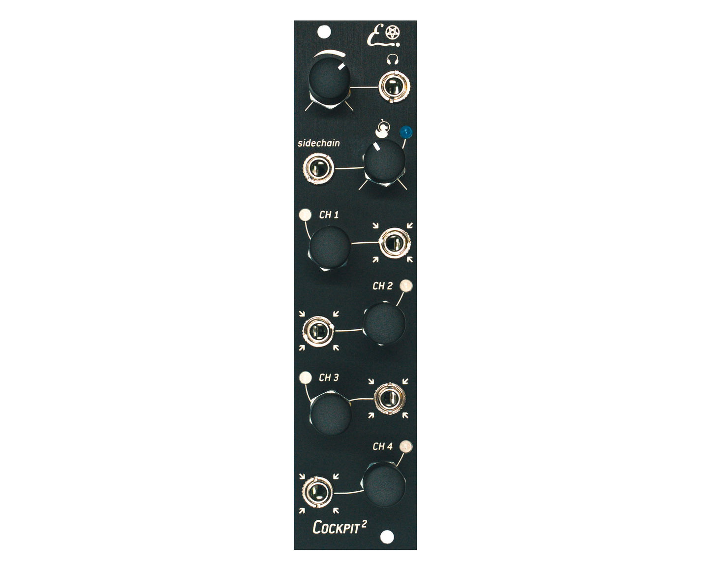 Endorphin.es Cockpit²  4-Channel Mixer - Black