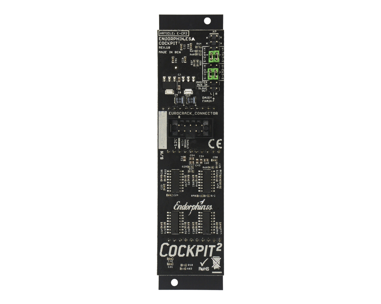Endorphin.es Cockpit²  4-Channel Mixer - Black