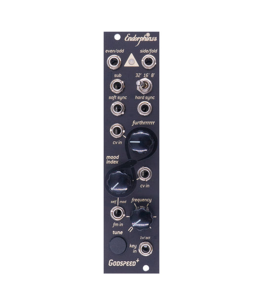 Endorphin.es Black Godspeed+ Oscillator + Autotuner for Eurorack
