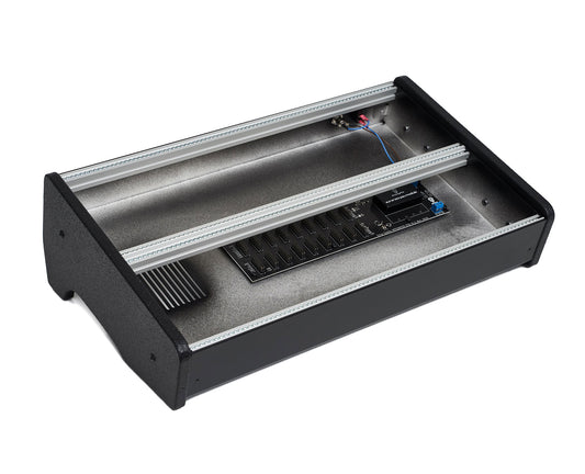 Erica Synths 2 x 84HP skiff case with integrated PSU horizontal side panels