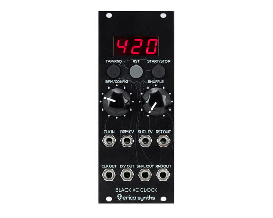 Erica Synths Black VC Clock v2