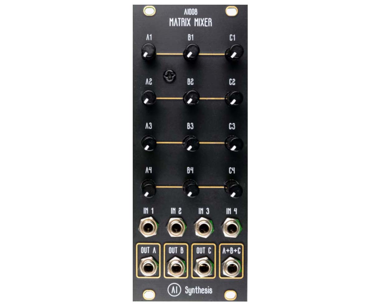 AI Synthesis AI008 Matrix Mixer - Black