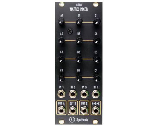 AI Synthesis AI008 Matrix Mixer - Black