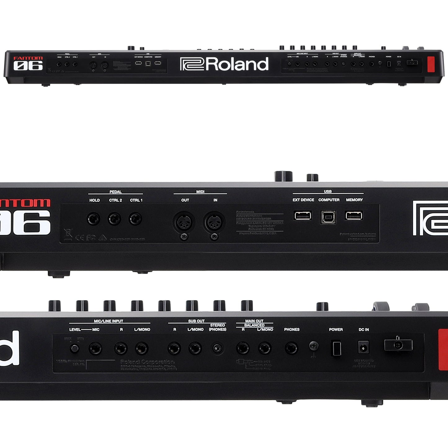 Roland FANTOM 06 61-Key Synthesizer Keyboard w/ Synth Action & Colour Touchscreen
