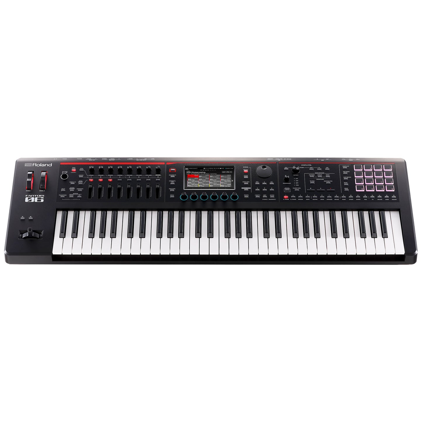 Roland FANTOM 06 61-Key Synthesizer Keyboard w/ Synth Action & Colour Touchscreen