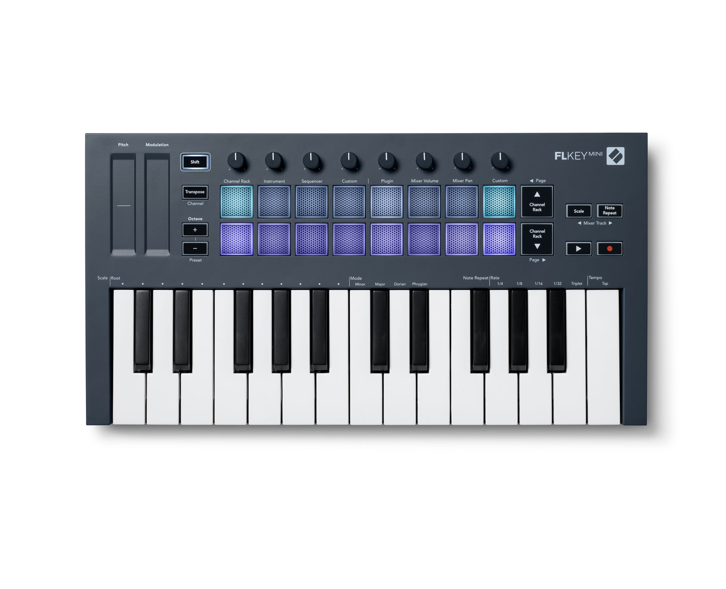 Novation FLkey Mini 25-Key MIDI Controller Keyboard for FL Studio