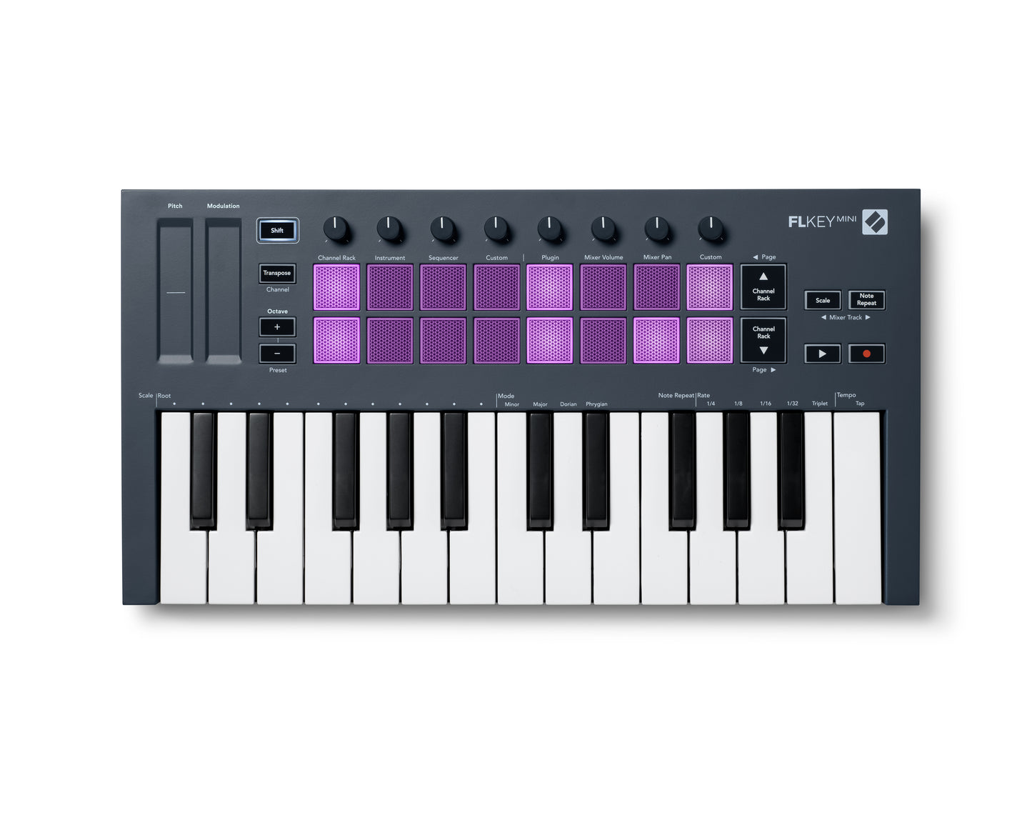 Novation FLkey Mini 25-Key MIDI Controller Keyboard for FL Studio