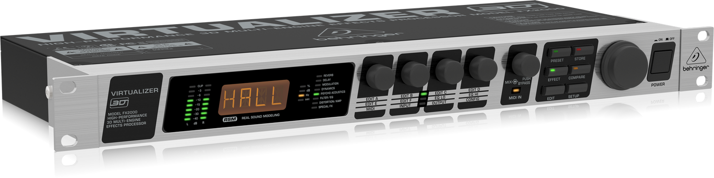 Behringer Virtualizer 3D FX2000 Effects