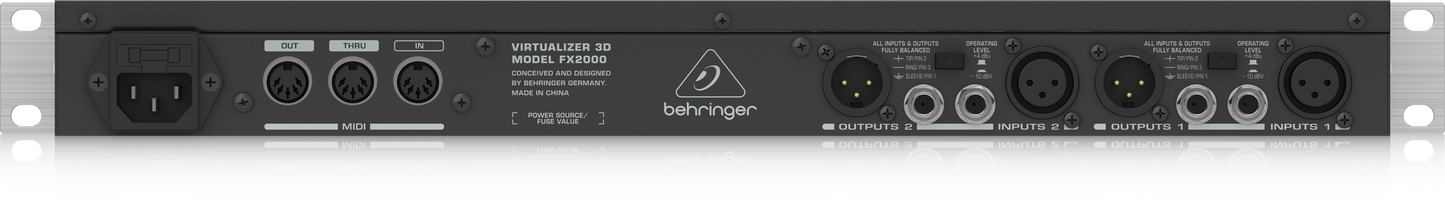 Behringer Virtualizer 3D FX2000 Effects