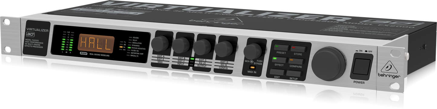 Behringer Virtualizer 3D FX2000 Effects