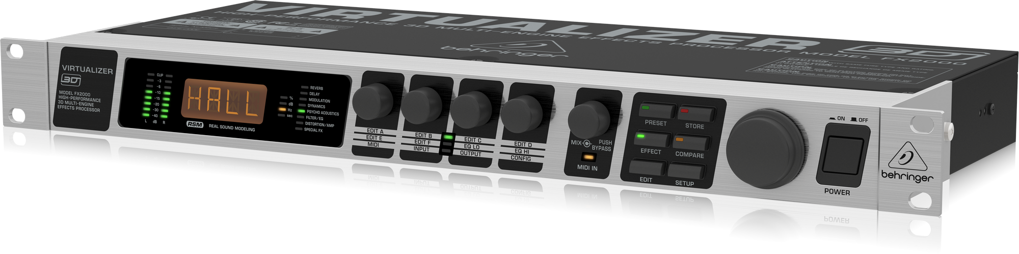 ベリンガー FX2000 マルチエフェクター ヴァーチャライザー 3D High-Performance 3D Multi-Engine Effects Processor : Amazon