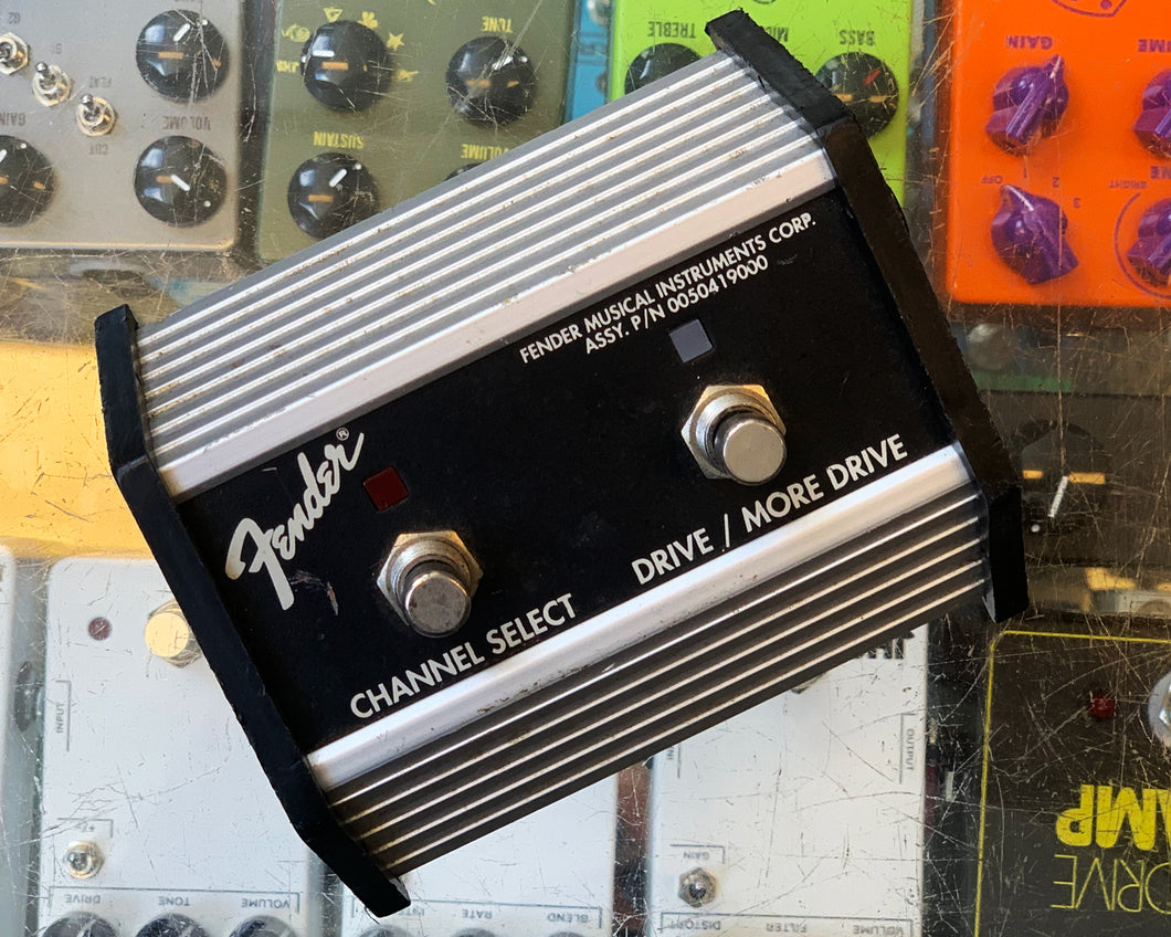 Fender 2-Button Footswitch Channel & Drive/More Drive - Made in Mexico