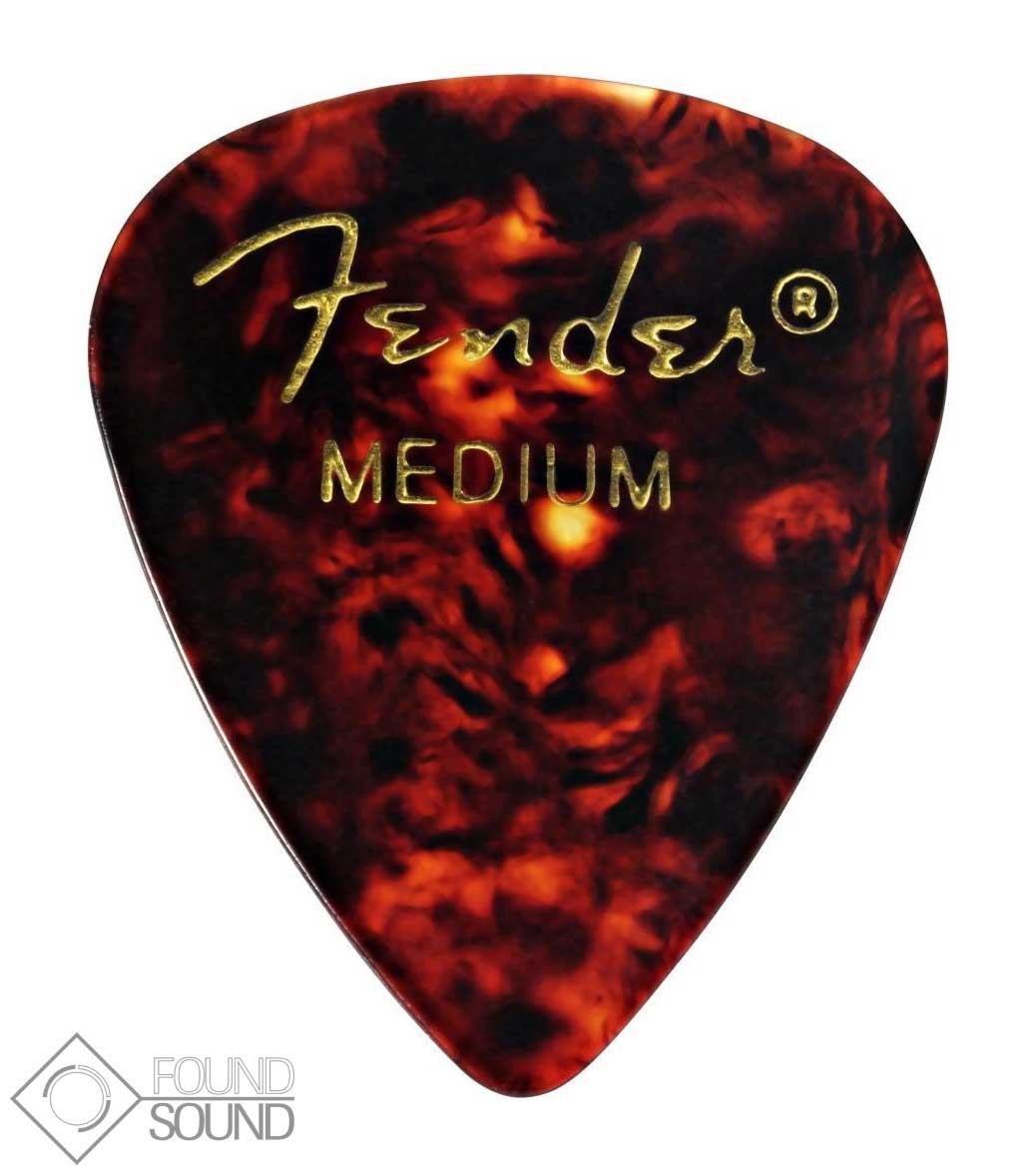 Fender 351 Shape Medium Classic Celluloid Picks - Shell (Pack of 12)
