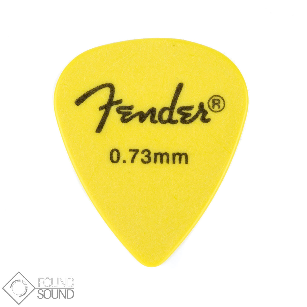 Fender 351 Shape Medium Picks - Yellow (Pack of 12)