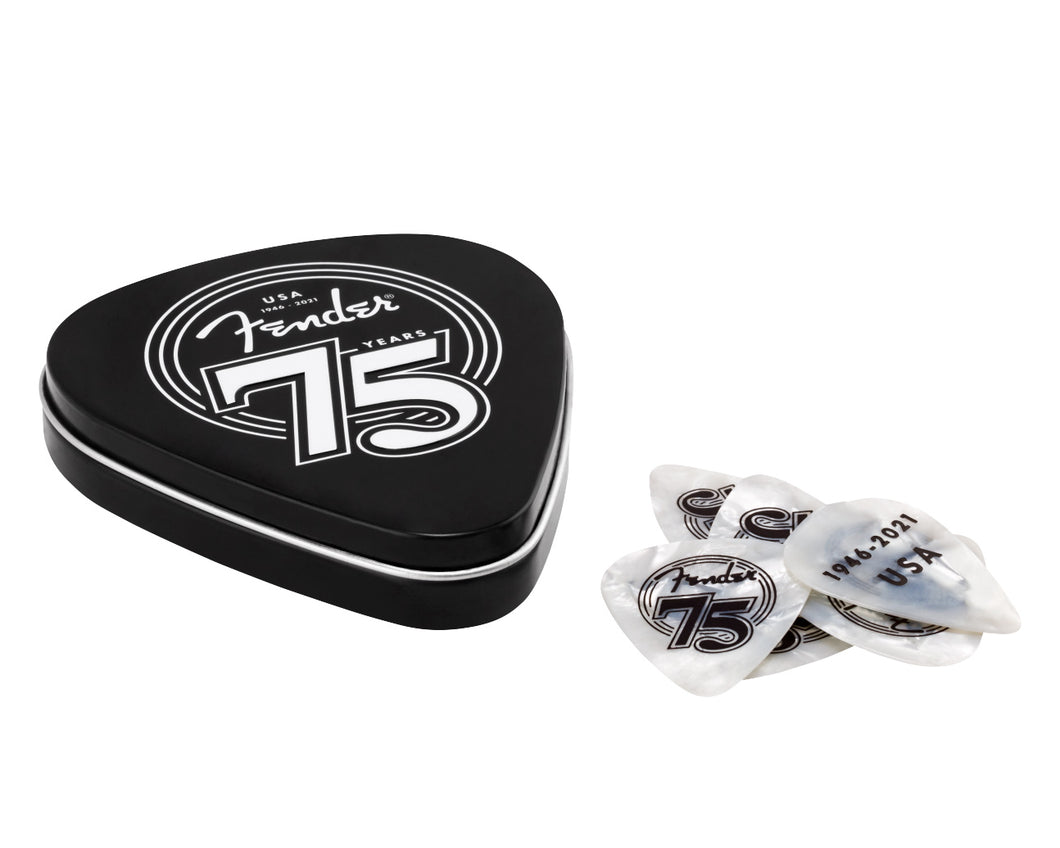 Fender 75th Anniversary Pick Tin (18 Count)