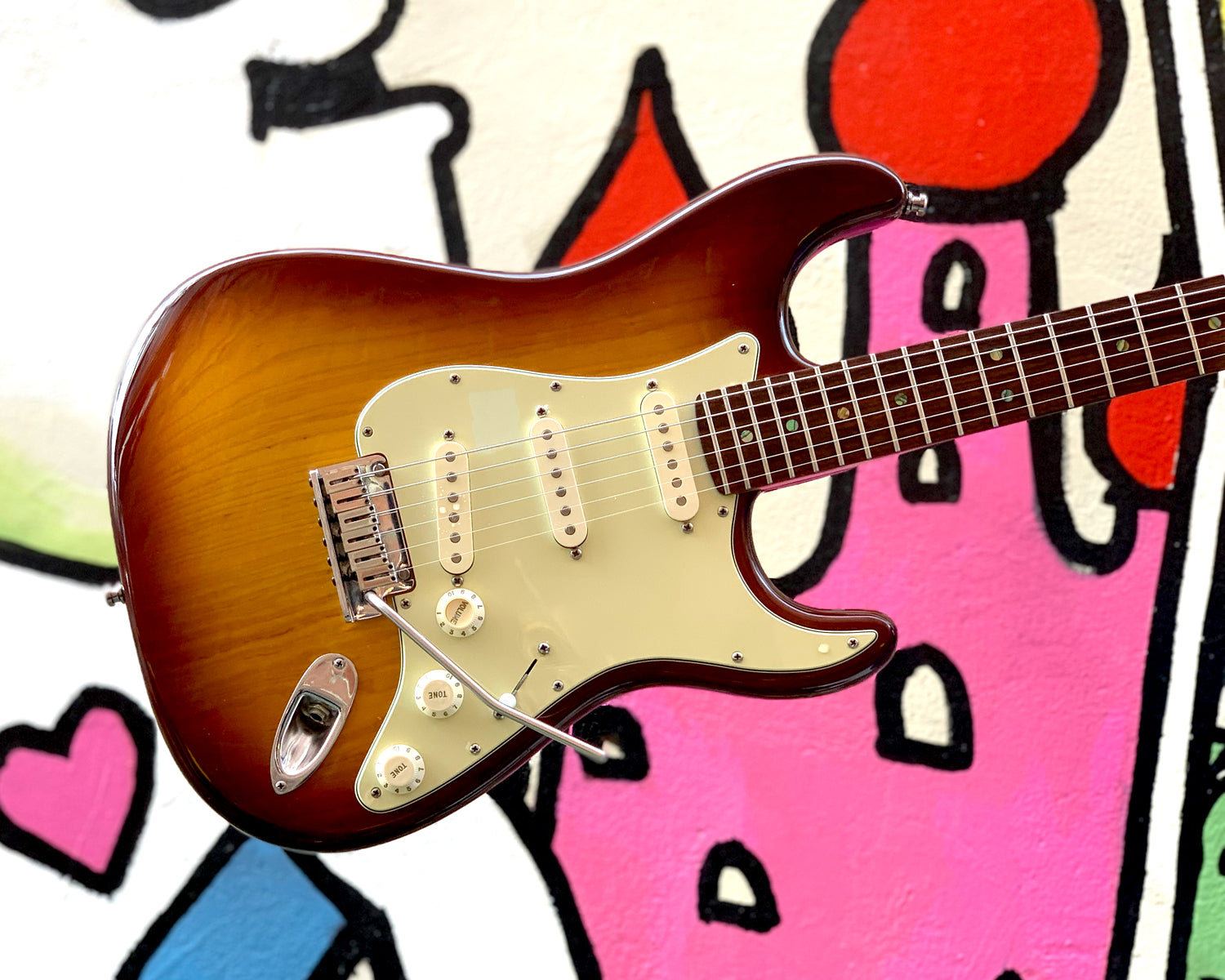 Fender American Deluxe Ash Stratocaster Sienna Sunburst