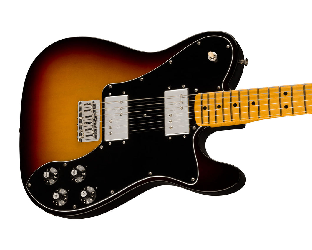 Fender American Vintage II 1975 Telecaster Deluxe - Maple Fingerboard, 3-Colour Sunburst