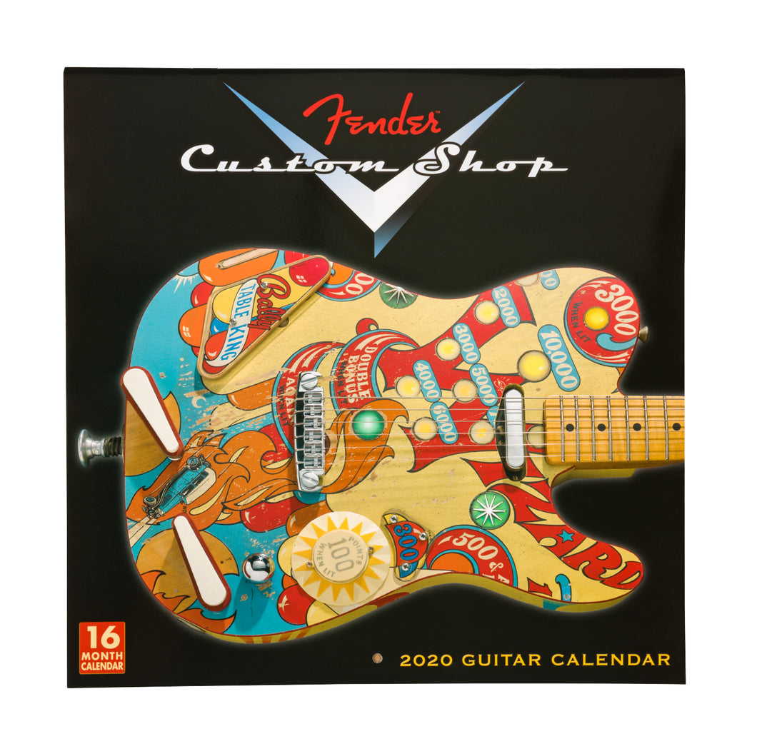 Rare Fender 2020 Custom Shop Calendar