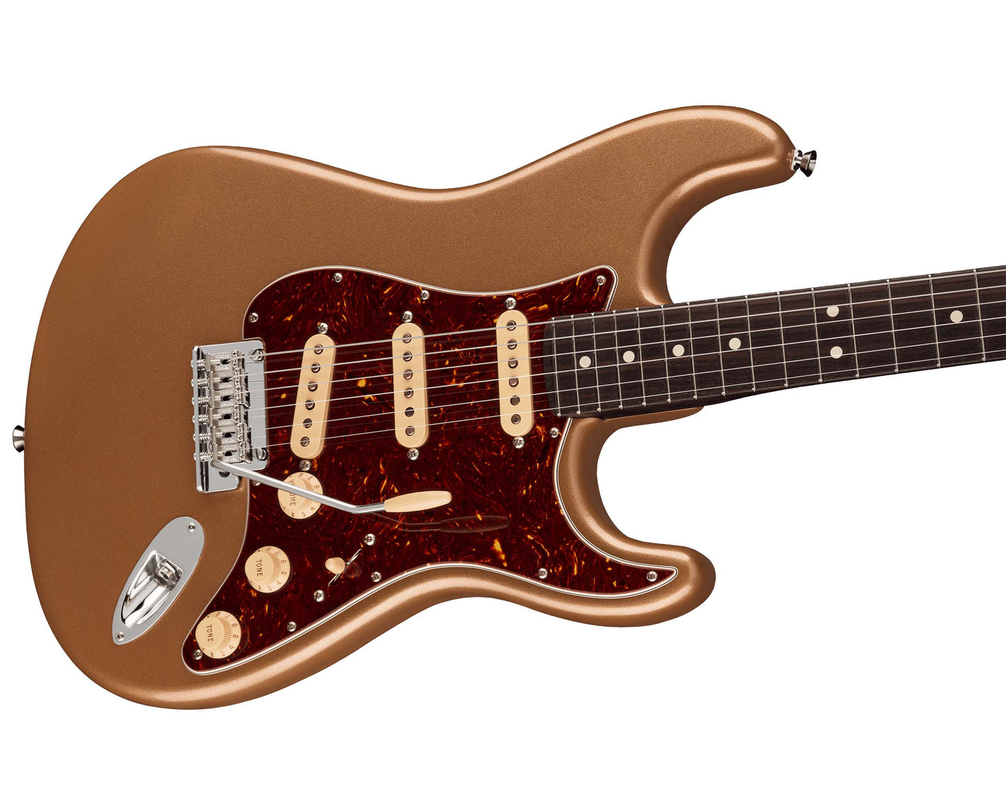 Limited Edition Fender DE American Professional II Stratocaster - Firemist Gold USA