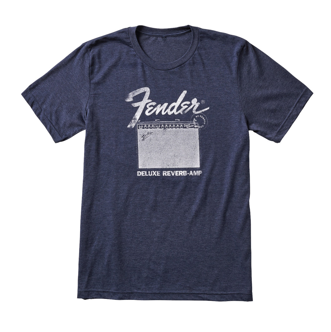 Fender Deluxe Reverb T-Shirt Blue Large