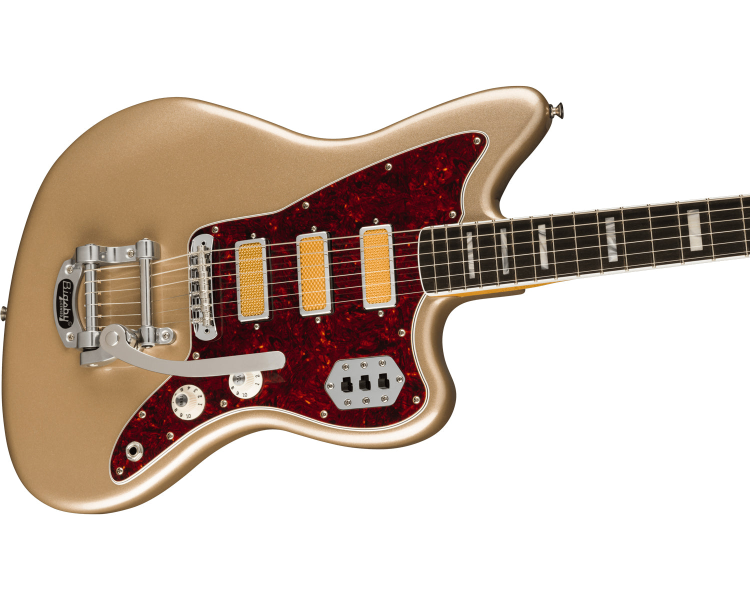最終価格送料無料Fender Jazzmaster 　GOLD　FOIL Fender Gold Foil Jazzmaster - Shoreline Gold with Ebony