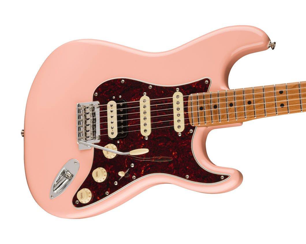 Fender Limited Edition Player Stratocaster HSS Roasted Maple Neck - Shell Pink