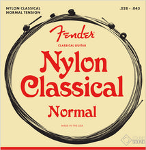 Load image into Gallery viewer, Fender 100 Clear Classical/Nylon Guitar Strings - Tie End 28-43
