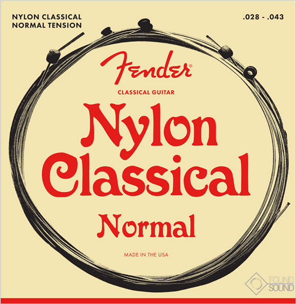 Fender 100 Clear Classical/Nylon Guitar Strings - Tie End 28-43