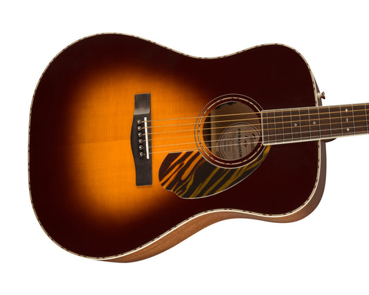 Fender PD-220E Dreadnought Ovangkol FB - 3 Colour Sunburst