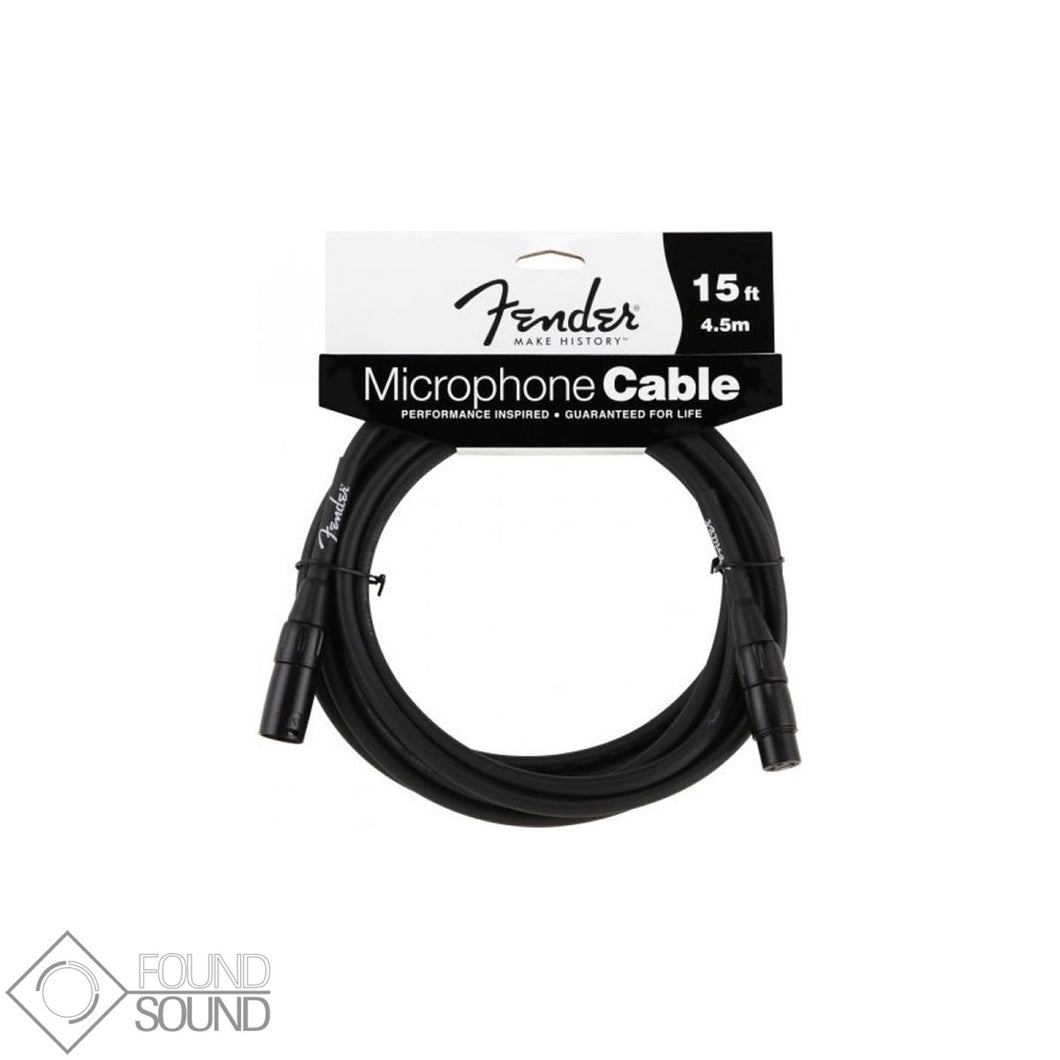 Fender Performance Series Microphone Cable 15 Ft